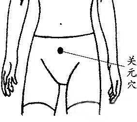 壮阳穴位一:关元穴